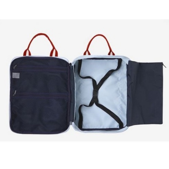 NEW Travel Luggage Bag (Light Blue/Navy Blue) - Picture 5 of 8